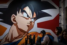 Akira Toriyama Dragon Ball Z graphic portrait seen during