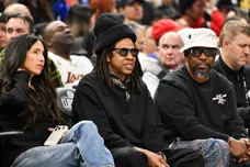 Celebrities At The Los Angeles Clippers Game