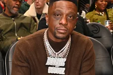 Celebrities Attend Philadelphia 76ers v Atlanta Hawks