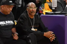 Celebrities At The Los Angeles Lakers Game