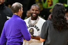 Celebrities At The Los Angeles Lakers Game