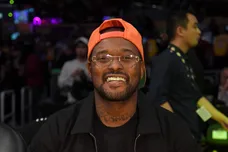 Celebrities At The Los Angeles Lakers Game