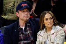 Celebrities At The Los Angeles Lakers Game