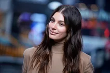 Camila Morrone Visits "Extra"