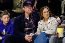 Celebrities At The Los Angeles Lakers Game