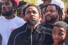 Kendrick Lamar music video shoot for "Not Like Us"