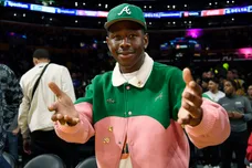 Celebrities At The Los Angeles Lakers Game