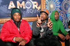 Travis Scott Hosts Amora Lounge