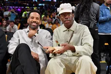 Celebrities At The Los Angeles Lakers Game