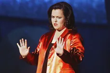Entertainer Rosie O'Donnell hosts the show at the