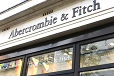 Abercrombie &amp; Fitch store sign on building exterior