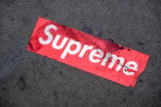 Fashion Label Supreme In London