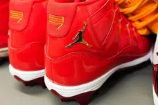 Travis-Kelce-Air-Jordan-11-PE-Cleats-Super-Bowl-LIX