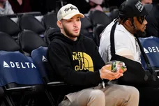 Celebrities At The Los Angeles Lakers Game