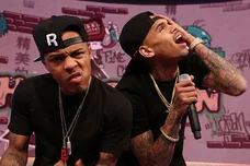 Chris Brown Visits BET's "106 &amp; Park"