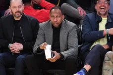 Celebrities At The Los Angeles Lakers Game