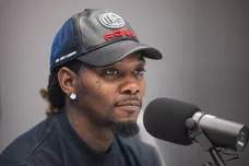 Offset Visits The Ferrari And BT Show On 96.1 The Beat