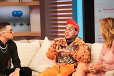 Tekashi 69 And Lenier Mesa Visit "El Gordo Y La Flaca"