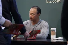 Tiger Woods Signs Copies Of His New Book "The 1997 Masters: My Story"