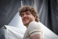 Louisville rap artist Jack Harlow smiled while looking over the crowd during the Rich Homie Quan set on the Garden stage at the