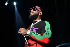 Gucci Mane performs at FedExForum for the Legendz of the Streetz Tour on February 6, 2022, in Memphis.Jf1 0226