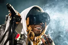 Rapper Lil Wayne performs at Wells Fargo Arena, Thursday, April 11, 2024 in Des Moines, Iowa.