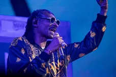 Snoop Dogg performs at Talking Stick Resort Amphitheatre in Phoenix on Aug. 23, 2023.