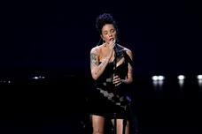 Sep 22, 2019; Los Angeles, CA, USA; Halsey performs during the In Memoriam segment during the 71st Emmy Awards at the Microsoft