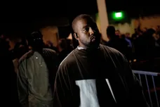 Kanye West enters the annual Strength to Stand Youth Conference at the LeConte Center in Pigeon Forge, Tenn. on Sunday, Jan. 19,
