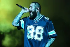 Post Malone performs at Gainbridge Fieldhouse on Oct. 2, 2022 in Indianapolis.Post Malone