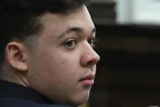 Nov 2, 2021; Kenosha, WI, USA; Kyle Rittenhouse at the start of the day's proceedings in the Kyle Rittenhouse trial in Kenosha
