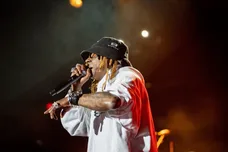 Rapper Lil Wayne performs at Wells Fargo Arena, Thursday, April 11, 2024 in Des Moines, Iowa.