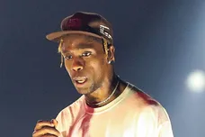 Travis Scott performs on his Astroworld Tour at Banker's Life Fieldhouse in Indianapolis on Wednesday, Feb. 20, 2018.Travis