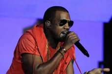 February 20, 2011; Los Angeles, CA, USA; Kanye West performs during the half time show at the 2011 NBA All Star game at Staples