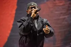 Kendrick Lamar performs during the second day of Bonnaroo Music Festival in Manchester, Tenn. on Friday, Jun. 16, 2023.