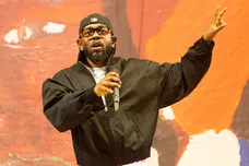 Kendrick Lamar performs during the second day of Bonnaroo Music Festival in Manchester, Tenn. on Friday, Jun. 16, 2023.