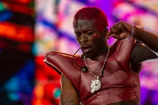 Lil Uzi Vert performs on the Coachella Stage during the Coachella Valley Music and Arts Festival in Indio, Calif., Friday, April