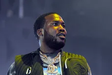 June 2, 2019; East Rutherford, NJ, USA; Meek Mill performs during Hot 97's Summer Jam concert at MetLife Stadium on Sunday, June