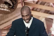 Feb 28, 1996; Los Angeles, CA, USA ; FILE PHOTO; Music entertainer Tupac Shakur presents an award at the 38th Annual Grammy