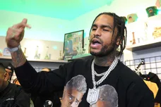 Rapper, songwriter and actor Dave East, of Harlem, New York, visited the Legal Greens recreational marijuana dispensary in