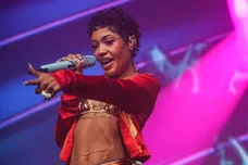 Coi Leray performs in the Mojave tent during the second weekend of the Coachella Valley Music and Arts Festival in Indio,