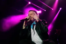 Macklemore performs during Innings Festival at Tempe Beach Park on Feb. 24, 2024.