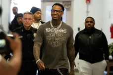 Rapper Moneybagg Yo walks into Invictus Academy to donate $20,000 for the Memphis-Shelby County Schools Adolescent Parenting