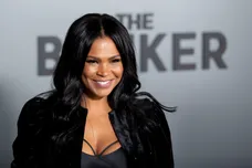Nia Long on Monday, March 2, 2020, before the premiere of "The Banker" at the National Civil Rights Museum in Memphis. Black