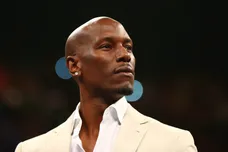 May 3, 2014; Las Vegas, NV, USA; Recording artist and actor Tyrese Gibson before singing the national anthem before the fight