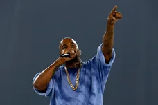 Jul 26, 2015; Toronto, Ontario, CAN; Recording artist Kanye West performs during the closing ceremony for the 2015 Pan Am Games