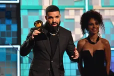 Surprise! Drake shows up to accept best rap song at the Grammys for \"God's Plan.\" But his speech got cut off.Xxx Grammys2019