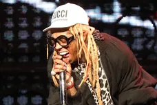 Lil Wayne performs during the Blink-182 and Lil Wayne concert at Riverbend, Monday, Sept. 16, 2019.Blin38