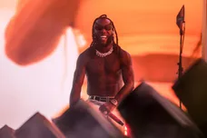 Burna Boy performs on the Coachella Stage at the Coachella Valley Music and Arts Festival in Indio, Calif., Friday, April 14,
