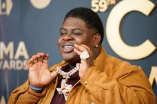 BigXthaPlug arrives on the red carpet for the 59th Annual CMA Awards at Music City Center in Nashville, Tenn., Wednesday, Nov.